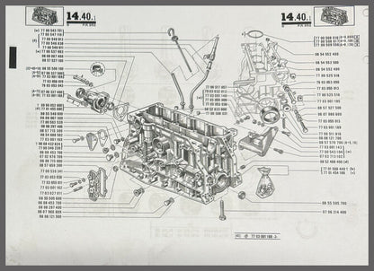 Onderblok 807-20 Gordini – Renault 12 – OEM 7701454188 – Used