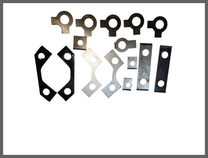 Set borgplaatjes – Estafette – Dauphine - Renault 4CV - OEM 0980385800 – NOS