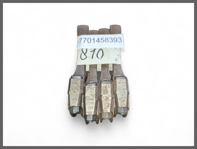 Jeu de 4 bielles (Vilebrequin court) – Renault 12 – OEM 7701458393 – NOS