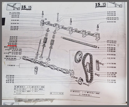 Valve spring ring double valve spring – Renault 16 TL – OEM 0608348900 – Used