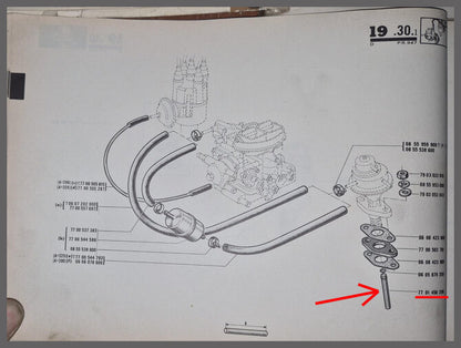 Poussoir de pompe à essence – Renault 16 TS-TX – Renault 12 Gordini - Renault 17 Gordini - OEM 7701450296