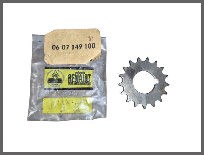Krukas tandwiel – Renault 4 – Renault 5 - Renault 6 - OEM 0607149100 - 7701349043 – NOS