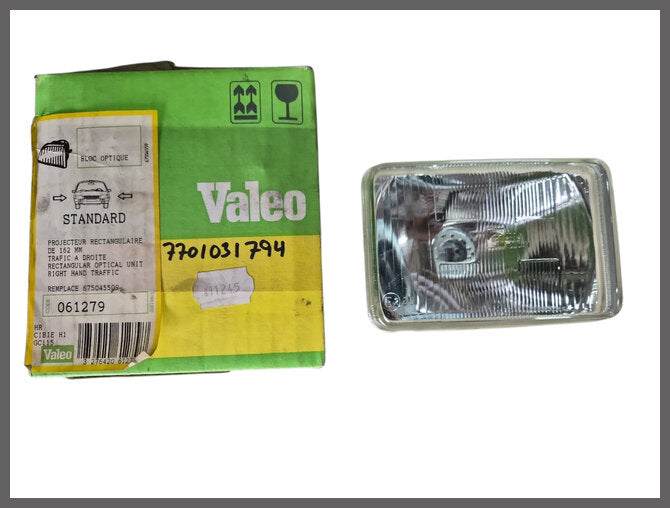 Headlight left (high beam) – Renault 9 – Renault 11 - Maserati Bi-Turbo - OEM 7701031794 – NOS