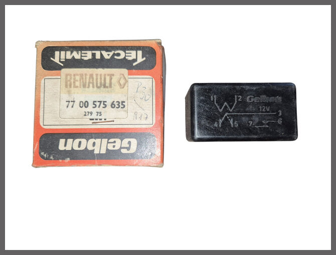 Relais – Renault 17 Renault 30 – OEM 7700575635 – NOS