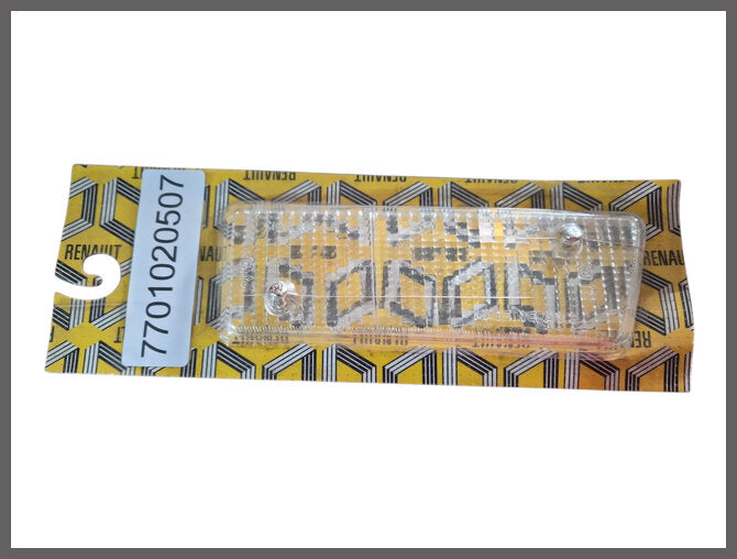 Knipperlicht glas voorzijde links (Cibie) – Renault 14 – OEM 7701020507 – NOS