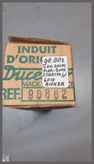 Anker startmotor 6V Ducellier – Renault Floride – Dauphine Gordini- Renault 4CV - OEM 98.882. 6010 – NOS