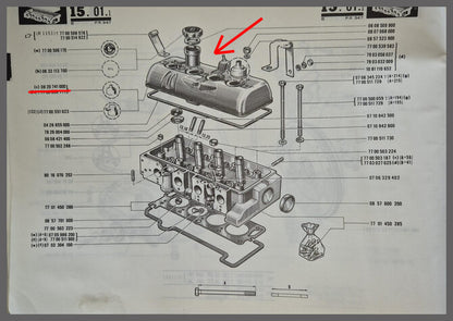 Klepdeksel – Renault 16 TS – OEM 0820741000