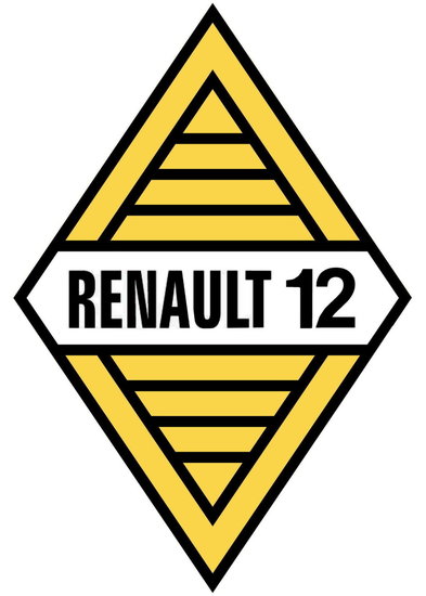 Autocollant intérieur de voiture – Renault 12