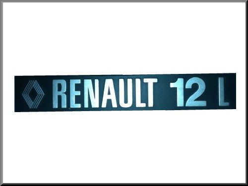 Emblem – Renault 12 L – OEM 7700569335
