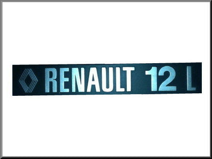 Emblem – Renault 12 L – OEM 7700569335