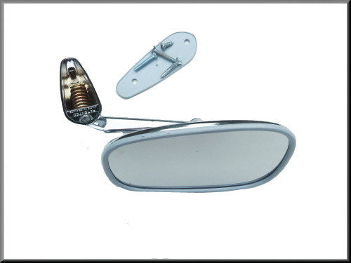 Rétroviseur extérieur (hauteur 98 mm largeur 145 mm) – Renault 12 – Renault 16 - Renault - 17 - OEM 7700527333
