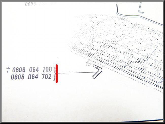 Verrouillage de banquette arrière – Renault 16 – OEM 0608064700