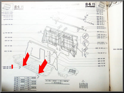 Verrouillage de banquette arrière – Renault 16 – OEM 0608064700