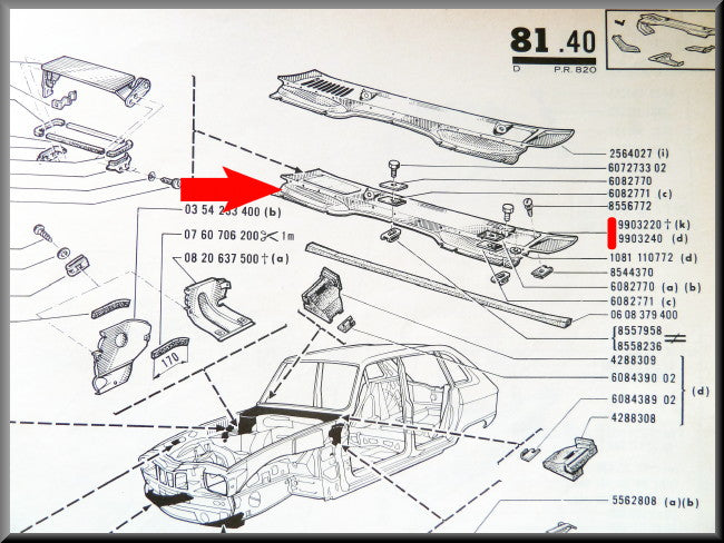 Pare-brise – Renault 16 – OEM 0990324000 – Occasion