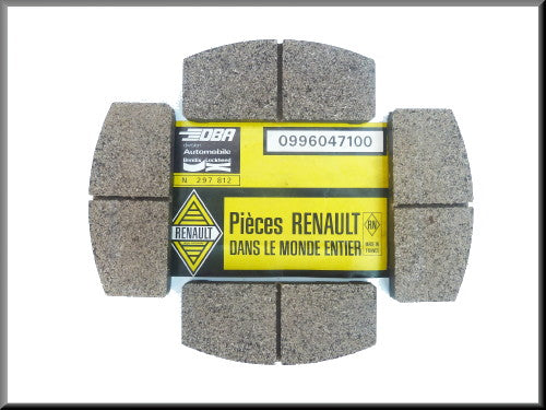 Brake pads – Renault 16 L – OEM 0996047100