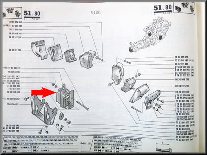 Ophangrubber versnellingsbak (4 bak) – Renault 16 – OEM 7700504124