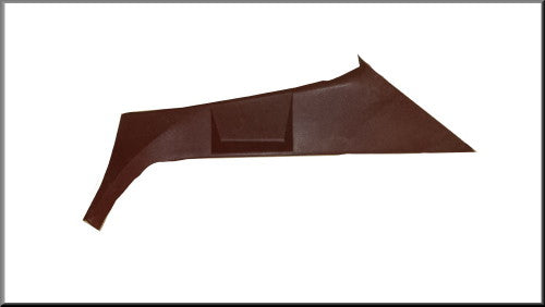 C-pillar interior trim left (red) – Renault 16 – OEM 7700551456