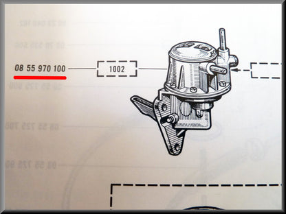 Benzinepomp (2 aansluitingen) – Renault 16 TL, L – OEM 0855970100