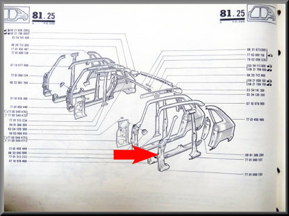 A Stijl links – Renault 16 – OEM 7701000133