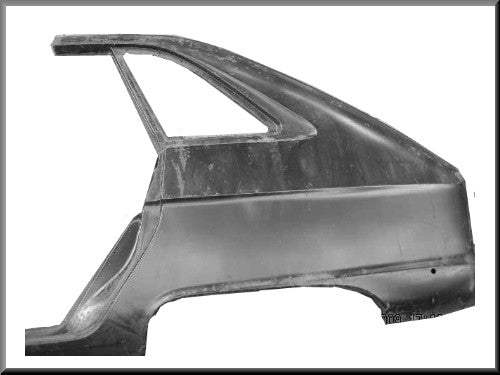 Achterscherm links met slotplaat – Renault 16 – OEM 7701450486