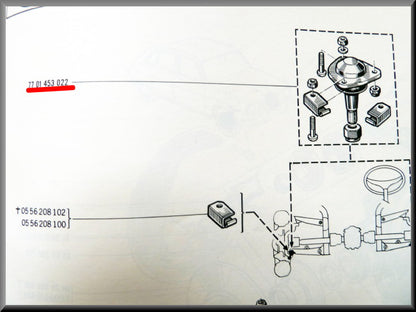Rotule inférieure – Renault 16 – OEM 7701453022
