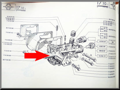 Pompe à eau – Renault 16 – Lotus Europa - OEM 7701450295