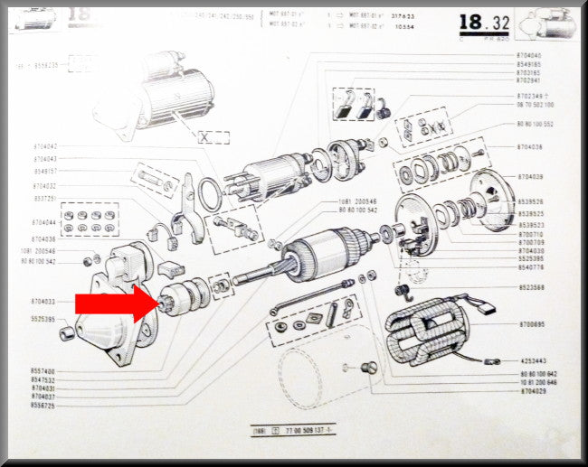 Bendix – Renault 16 – OEM 0855740000