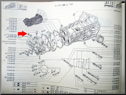 Joint spi axe de sélecteur (16x22x4mm) boîtes 4 vitesses et premiers modèles de boîtes 5 vitesses (1973-1974) – Renault 16 – OEM 7703087040 / 7703087003