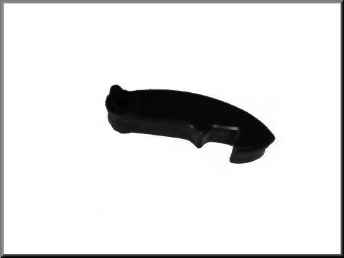 Crochet supérieur serrure de hayon noir – Renault 12 – OEM 7700509887