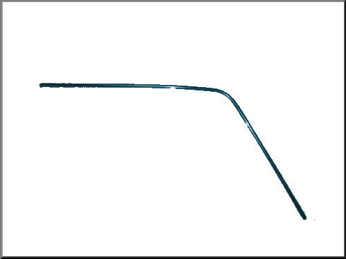 Dakgoot lijst links achter – Renault 12 – OEM 7700517694