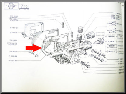 Joint de pompe à eau – Renault 16 – OEM 0857528300