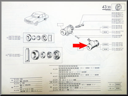 Wielrem cilinder achter links Girling – Renault 12 – OEM 7701024261