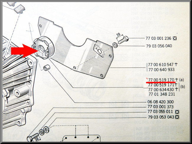 Release Bearing – Renault 12 – Renault 5 - Renault 15 - OEM 7700519170