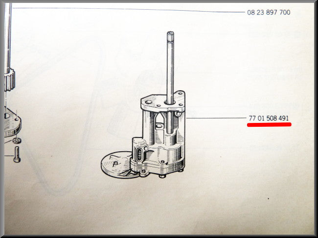 Oliepomp – Renault 12 – Renault 5 - Renault 15 - OEM 7701508491
