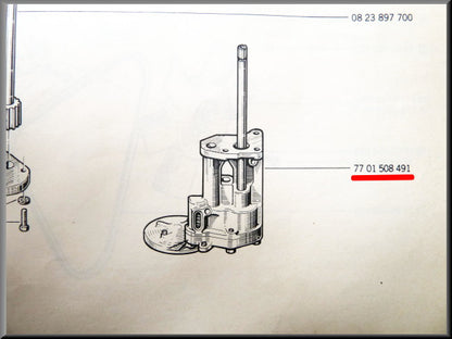 Oliepomp – Renault 12 – Renault 5 - Renault 15 - OEM 7701508491