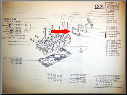 Joint de fixation bobine – Renault 12 – Renault 15 - OEM 7704000287