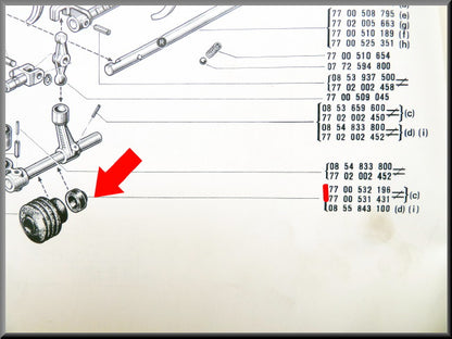 Joint spi tringlerie de boîte (13x26x9 mm) – Renault 12 – Renault 15 - Renault 16 - OEM 7700532196