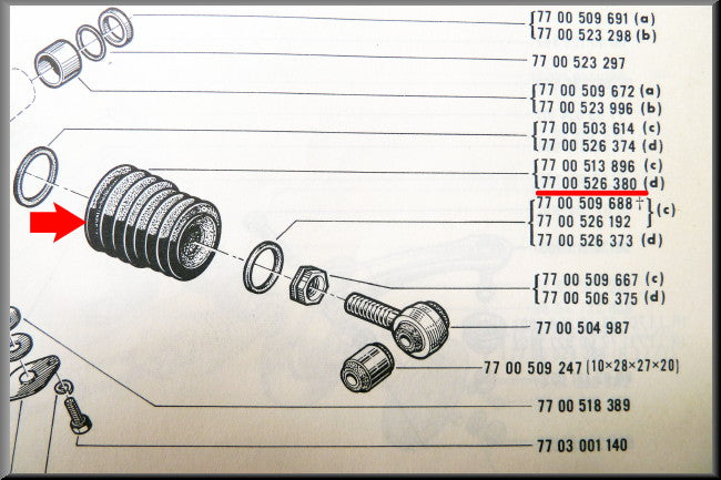 Soufflet de crémaillère – Renault 12 – Renault 16 - Renault divers - OEM 7700526380 / 7700553714