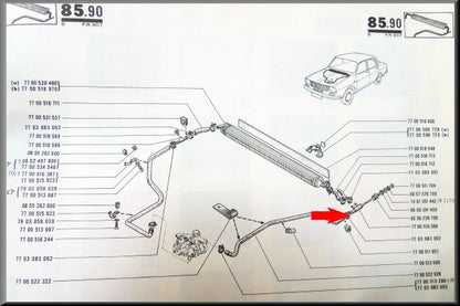 Kachelkraan – Renault 12 – OEM 7700557419 / 7700516399