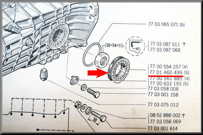 Seal and mounting screw