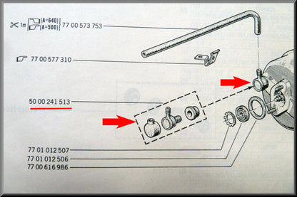 Valve d'assistance de freinage – Renault 12 – Renault 16 - Renault 17 - OEM 5000241513
