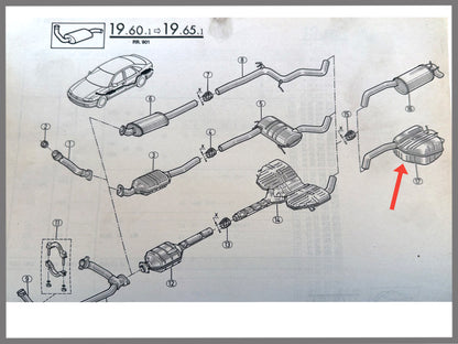 Amortisseur arrière - Renault Safrane - OEM 7700829533 / 7700821148