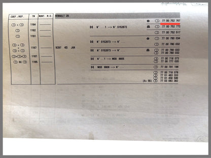 Auspuffflammrohr - Renault 25 - OEM 7700752767
