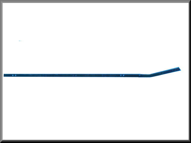 Baguette pour joint de vitre avant gauche – Renault 12 – OEM 7700509916