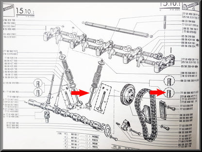 Soupape d'échappement (35,4 mm, 110,7 mm, 8 mm) – Renault 16 TS - TX, Renault 15 - Renault 17 – OEM 7701458192
