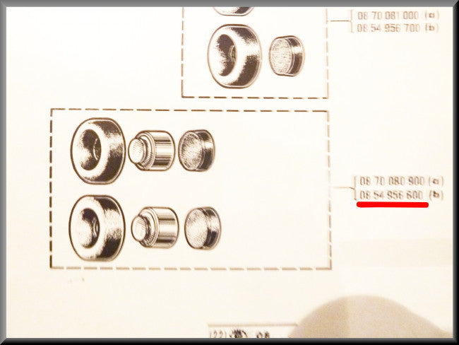 Revisie set wielrem cilinder Bendix (22,2 mm) – Renault 16 – OEM 0854956600