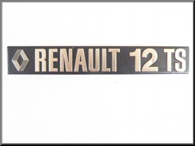 Emblème – Renault 12 TS – OEM 7700569337