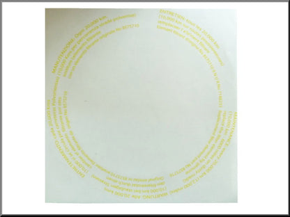 Autocollant transparent pour le filtre à air – Renault 16 TL, L – OEM 7700501561