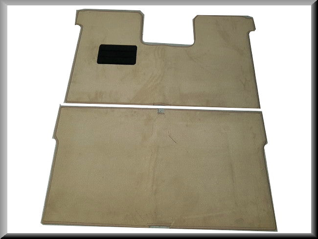 Jeu de tapis beige (velours) – Renault 16 – OEM 7700635230