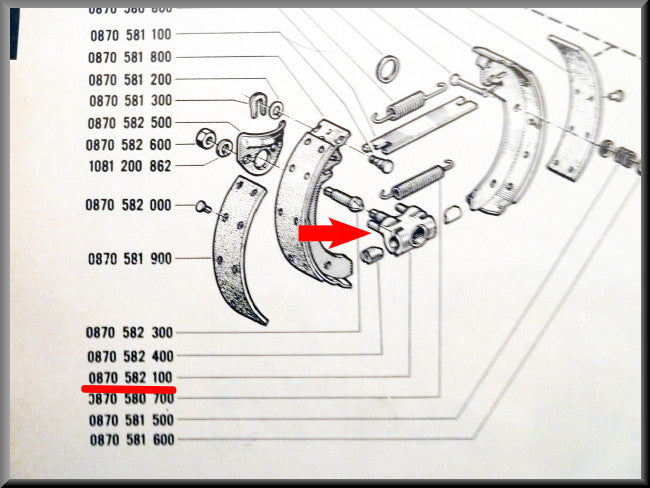 Girling Rear Brake Adjuster – Renault 16 (R1150 - R1151) – OEM 0870582100